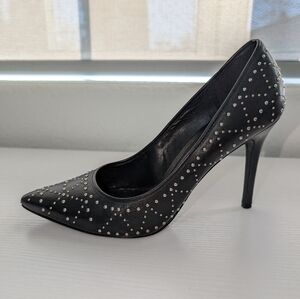 MICHAEL Michael Kors Claire Studded Leather Pumps